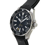 Tag Heuer Aquaracer Calibre 5 Automatic Black Dial Black Rubber Strap Watch for Men - WAY211A.FT6151 Authentic Buy Shop Now