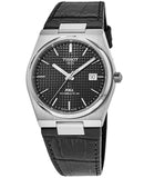 Tissot PRX Powermatic 80 Black Dial Black Leather Strap Watch for Men - T137.407.16.051.00 Authentic Buy Shop Now