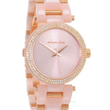 Michael Kors Delray Rose Gold Dial Rose Gold Steel Strap Watch for Women - MK4322 Authentic Buy Shop Now