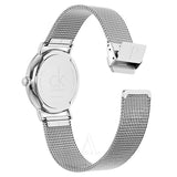 Calvin Klein Surround Silver Dial Silver Mesh Bracelet Watch for Men - K3W21126 Authentic Buy Shop Now