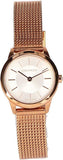 Calvin Klein Minimal White Dial Rose Gold Mesh Bracelet Watch for Women - K3M23626 Authentic Buy Shop Now