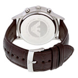Emporio Armani Renato Chronograph Black Dial Brown Leather Strap Watch For Men - AR2482 Authentic Buy Shop Now
