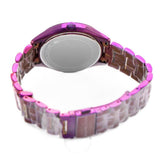 Michael Kors Lauryn Black Dial Purple Steel Strap Watch for Women - MK3724 Authentic Buy Shop Now