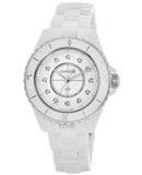 Chanel J12 Quartz Diamonds White Dial White Steel Strap Watch for Women - J12 H5703 Authentic Buy Shop Now