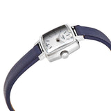 Tissot Lovely Square Silver Dial Blue Leather Strap Watch For Women - T058.109.16.031.00 Authentic Buy Shop Now