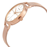 Calvin Klein Even White Dial Rose Gold Mesh Bracelet Watch for Women - K7B23626 Authentic Buy Shop Now