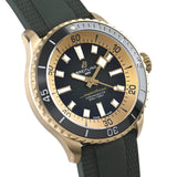 Breitling Superocean Automatic 42 Green Dial Green Rubber Strap Watch for Men - N17375201L1S1 Authentic Buy Shop Now