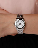 Burberry Heritage Check White Dial Silver Steel Strap Watch for Women - BU1853 Authentic Buy Shop Now