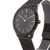 Calvin Klein Minimal Black Dial Black Mesh Bracelet Watch for Women - K3M22421 Authentic Buy Shop Now
