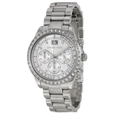 Michael Kors Brinkley Diamonds Silver Dial Silver Steel Strap Watch for Women - MK6186 Authentic Buy Shop Now