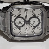 Fossil Inscription Multifunction Silver Dial Grey Steel Strap Watch for Men - BQ2657 Authentic Buy Shop Now
