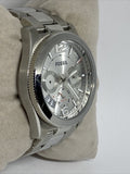 Fossil Boyfriend Multifunction Silver Dial Silver Steel Strap Watch for Women - ES3883 Authentic Buy Shop Now
