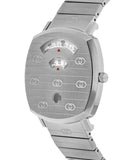 Gucci Grip Quartz Silver Dial Silver Steel Strap Watch For Women - YA157410 Authentic Buy Shop Now