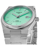 Tissot PRX Powermatic 80 Light Green Dial Silver Steel Strap Watch for Men - T137.207.11.091.01 Authentic Buy Shop Now