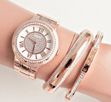 Guess Madison Diamonds White Dial Rose Gold Steel Strap Watch for Women - W0637L3 Authentic Buy Shop Now