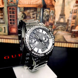 Guess Sassy Multifunction Quartz Silver Dial Silver Steel Strap Watch For Women - W0705L1 Authentic Buy Shop Now