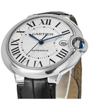 Cartier Ballon Bleu De Cartier Silver Dial Black Leather Strap Watch for Women - WSBB0030 Authentic Buy Shop Now