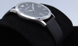 Emporio Armani Giovanni Analog Black Dial Black Leather Strap Watch For Men - AR11210 Authentic Buy Shop Now