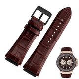 Guess Rigor Analog Brown Dial Brown Leather Strap Watch For Men - W0040G3 Authentic Buy Shop Now