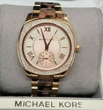 Michael Kors Bryn Rose Gold Dial Two Tone Steel Strap Watch For Women - MK6276 Authentic Buy Shop Now