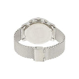 Tommy Hilfiger Chronograph Black Dial Silver Mesh Bracelet Watch for Men - 1791292 Authentic Buy Shop Now
