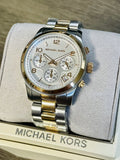 Michael Kors Runway Silver Dial Two Tone Steel Strap Watch for Women - MK5315 Authentic Buy Shop Now