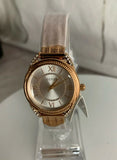 Guess Whisper Silver Dial Rose Gold Mesh Bracelet Watch for Women - W1084L3 Authentic Buy Shop Now