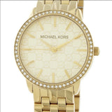 Michael Kors Argyle Glitz Rose Gold Dial Rose Gold Steel Strap Watch For Women - MK3120 Authentic Buy Shop Now