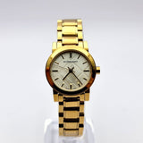 Burberry Heritage White Dial Gold Steel Strap Watch for Women - BU9203 Authentic Buy Shop Now