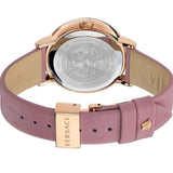 Versace Virtus Quartz Grey Dial Pink Leather Strap Watch for Women - VEHC00319 Authentic Buy Shop Now