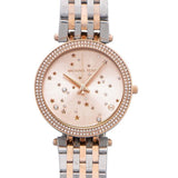 Michael Kors Darci Rose Gold Dial Two Tone Steel Strap Watch for Women - MK3726 Authentic Buy Shop Now