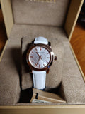 Burberry The City White Dial White Leather Strap Watch for Women - BU9209 Authentic Buy Shop Now