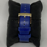 Marc Jacobs Fergus Blue Dial Blue Leather Strap Watch for Women - MBM8650 Authentic Buy Shop Now