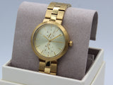 Michael Kors Garner Quartz Gold Dial Gold Steel Strap Watch For Women - MK6408 Authentic Buy Shop Now