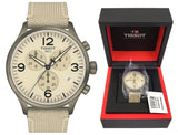 Tissot Chrono XL Beige Diag Beige NATO Strap Watch For Men - T116.617.37.267.01 Authentic Buy Shop Now