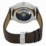 Tissot T Classic Tradition Powermatic 80 Open Heart Silver Dial Brown Leather Strap Watch for Men - T063.907.16.038.00 Authentic Buy Shop Now