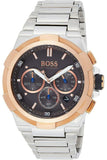 Hugo Boss Supernova Grey Dial Silver Steel Strap Watch for Men - 1513362 Authentic Buy Shop Now