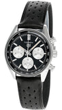 Tag Heuer Carrera Automatic Chronograph Black Dial Black Leather Strap Watch for Men - CBS2210.FC6534 Authentic Buy Shop Now