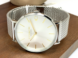 Coach Charles Silver Dial Silver Mesh Bracelet Watch for Men - 14602439 Authentic Buy Shop Now