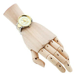 Tory Burch Reva Gold Dial Two Tone Steel Strap Watch for Women - TBW4027 Authentic Buy Shop Now