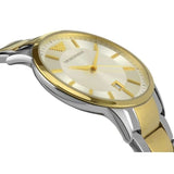 Emporio Armani Renato Silver Dial Two Tone Steel Strap Watch For Men - AR2449 Authentic Buy Shop Now