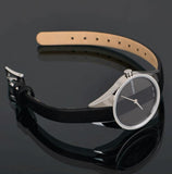 Calvin Klein Rebel Black Grey Dial Black Leather Strap Watch for Women - K8P231C1 Authentic Buy Shop Now