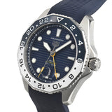 Tag Heuer Aquaracer Professional 300 GMT Automatic Blue Dial Blue Rubber Strap Watch for Men - WBP2010.FT6198 Authentic Buy Shop Now