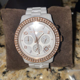 Michael Kors Ceramic White Dial White Steel Strap Watch for Women - MK5269 Authentic Buy Shop Now