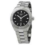 Tissot PR 100 Sport Quartz Black Dial Silver Steel Strap Watch For Men - T101.610.11.051.00 Authentic Buy Shop Now