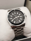 Gucci Dive Quartz Black Dial Silver Steel Strap Watch For Men - YA136301A Authentic Buy Shop Now