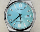 Citizen Tsuyosa Automatic Turquoise Dial Silver Steel Strap Watch For Men - NJ0151-88M Authentic Buy Shop Now
