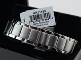 Emporio Armani Renato Quartz Silver Dial Silver Steel Strap Watch For Men - AR11189 Authentic Buy Shop Now