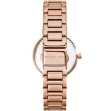 Michael Kors Skylar Quartz Rose Gold Dial Rose Gold Steel Strap Watch For Women - MK5971 Authentic Buy Shop Now
