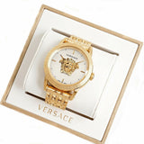 Versace Palazzo Empire White Dial Gold Steel Strap Watch for Men - VERD00318 Authentic Buy Shop Now